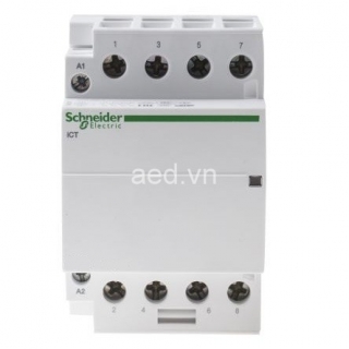 A9C20137 - Contactor iCT 4P, coil voltage 24VAC, 25A 4NC