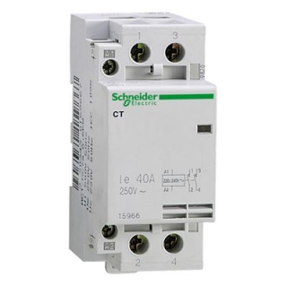 A9C20736 - Contactor iCT 2P, coil voltage 230/240VAC, 25A 2NC