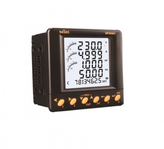 MFM384 - Đồng hồ đo: V, A. Hz, Pf, kW, kVA, kVAr, kWh, kVArh, kVAh và đo kWh, kVAh & kVArh